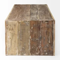 Kirkland's Home Reclaimed Natural Wood Distressed Coffee Table- Coffee Tables