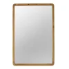 Kirkland's Home Rectangle Light Brown Wood Wall Mirror- Decorative Mirrors