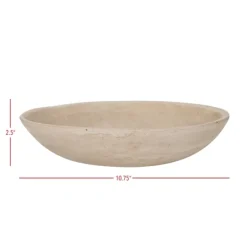 Kirkland's Home Recycled Paper Mache Decorative Bowl- Decorative Bowls & Jars