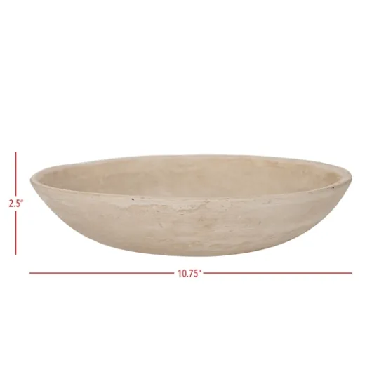 Kirkland's Home Recycled Paper Mache Decorative Bowl- Decorative Bowls & Jars