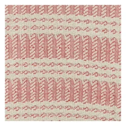 Kirkland's Home Red And Ivory Striped Cotton Throw- Blankets & Throws