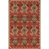 Kirkland's Home Red Bali Medallion Indoor/Outdoor Area Rug, 4X7- Outdoor Rugs