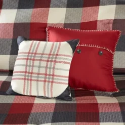 Kirkland's Home Red Buffalo Check King 7-Pc. Comforter Set- Comforters