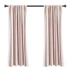Kirkland's Home Red Farmhouse Stripe Curtain Panels, Set Of 2- Curtains & Drapes