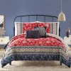 Kirkland's Home Red Navy Marbella Queen 5-Pc. Comforter Set- Comforters
