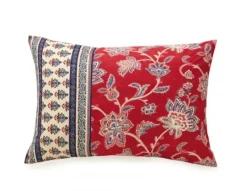 Kirkland's Home Red Navy Marbella Queen 5-Pc. Comforter Set- Comforters