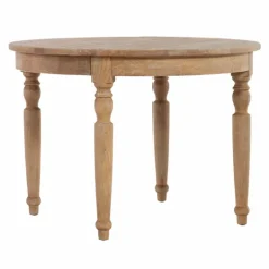 Kirkland's Home Reese Round Natural Dining Table- Dining Tables