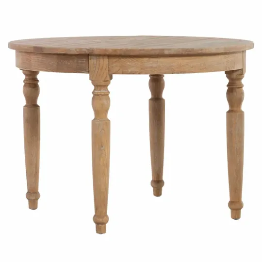 Kirkland's Home Reese Round Natural Dining Table- Dining Tables