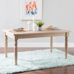Kirkland's Home Reese Turned Leg Dining Table- Dining Tables
