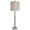 Kirkland's Home Resin Distressed Spindle Buffet Lamp- Buffet Lamps