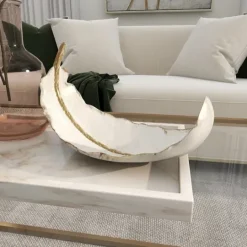 Kirkland's Home Resin Feather Bowl- Decorative Bowls & Jars