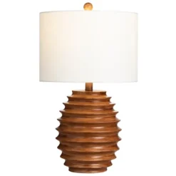 Kirkland's Home Resin Honeycomb Table Lamp- Table Lamps