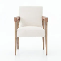 Kirkland's Home Reuben Harbor Natural Dining Chair- Dining Chairs
