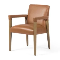Kirkland's Home Reuben Sierra Butterscotch Dining Chair- Dining Chairs