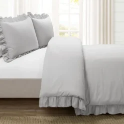 Kirkland's Home Reyna Ruffle 3-Pc. King Duvet Set- Duvets