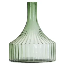 Kirkland's Home Ribbed Glass Bottle Vase, 10 In.- Vases