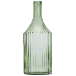Kirkland's Home Ribbed Glass Bottle Vase, 14 In.- Vases