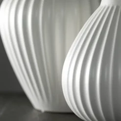 Kirkland's Home Ribbed Teardrop Vases, Set Of 2- Vases