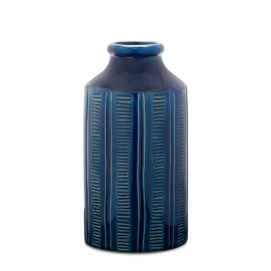 Kirkland's Home Ribbed Terracotta Vase, 10 In.- Vases