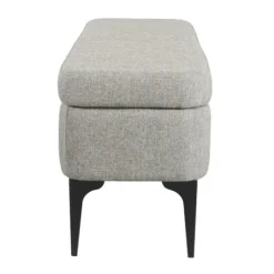 Kirkland's Home Ricardo Woven Storage Bench- Benches & Ottomans