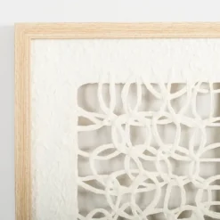 Kirkland's Home Rice Paper Shadowbox Wall Plaque- Wall Plaques