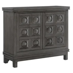 Kirkland's Home Rich Dimensional Panel Cabinet- Cabinets & Sideboards