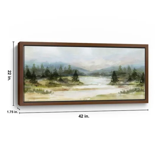 Kirkland's Home River View Framed Canvas Art Print- Framed Art