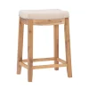 Kirkland's Home Riverdale Acacia Wood Counter Stool- Bar Stools & Counter Height Stools