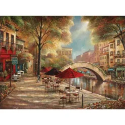 Kirkland's Home Riverwalk Charm Canvas Art Print By Ruane Manning- Canvas Art