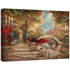Kirkland's Home Riverwalk Charm Canvas Art Print By Ruane Manning- Canvas Art
