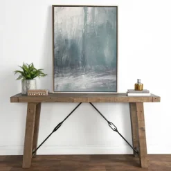 Kirkland's Home Roane Gray Reclaimed Pine Console Table- Console Tables
