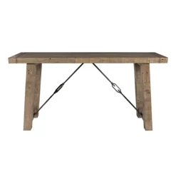 Kirkland's Home Roane Gray Reclaimed Pine Console Table- Console Tables