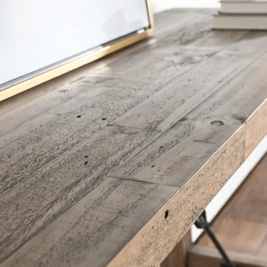 Kirkland's Home Roane Gray Reclaimed Pine Console Table- Console Tables