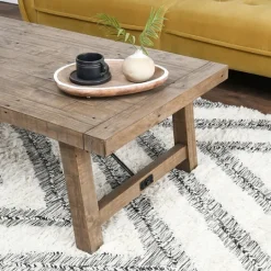 Kirkland's Home Roane Gray Reclaimed Pine Coffee Table- Coffee Tables