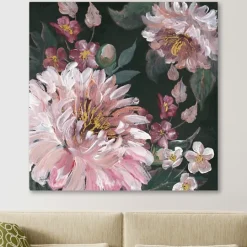 Kirkland's Home Romantic Moody Roses Giclee Canvas Art Print- Canvas Art