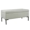 Kirkland's Home Ronaldo Woven Storage Bench- Benches & Ottomans