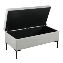 Kirkland's Home Ronaldo Woven Storage Bench- Benches & Ottomans
