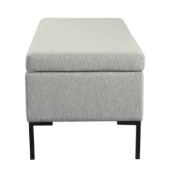 Kirkland's Home Ronaldo Woven Storage Bench- Benches & Ottomans