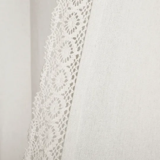 Kirkland's Home Rosalie Lace Curtain Panel Set, 63 In.- Curtains & Drapes
