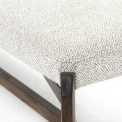 Kirkland's Home Roscoe Brunswick Pebble Upholstered Bench- Benches & Ottomans