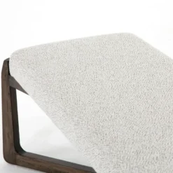 Kirkland's Home Roscoe Brunswick Pebble Upholstered Bench- Benches & Ottomans