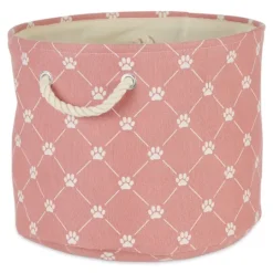 Kirkland's Home Rose Paw Trellis Round Basket, 12 In.- Baskets & Boxes