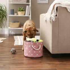 Kirkland's Home Rose Paw Trellis Round Basket, 12 In.- Baskets & Boxes