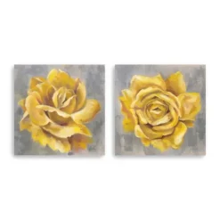 Kirkland's Home Roses Giclee Canvas Art Prints, Set Of 2- Canvas Art