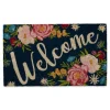 Kirkland's Home Roses Welcome Doormat- Doormats