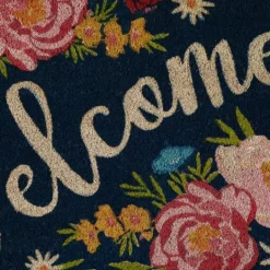 Kirkland's Home Roses Welcome Doormat- Doormats