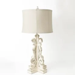 Kirkland's Home Rosie Distressed Table Lamp- Table Lamps