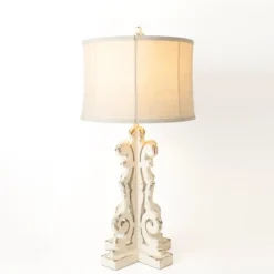 Kirkland's Home Rosie Distressed Table Lamp- Table Lamps