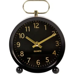 Kirkland's Home Round And Gold Tabletop Clock- Decorative Accents