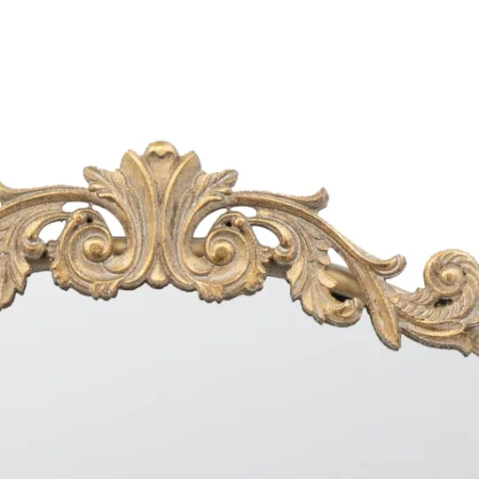 Kirkland's Home Round Antique Floral Scroll Mirror, 39 In.- Decorative Mirrors